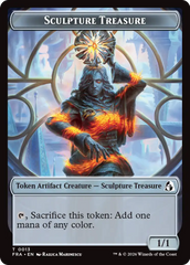 Sculpture Treasure // Beast Double-Sided Token [Reality Fracture Tokens] | Webway Games