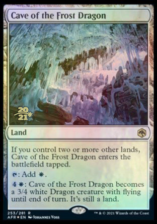 Cave of the Frost Dragon [Dungeons & Dragons: Adventures in the Forgotten Realms Prerelease Promos] | Webway Games