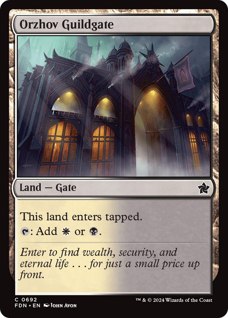 Orzhov Guildgate [Foundations] | Webway Games