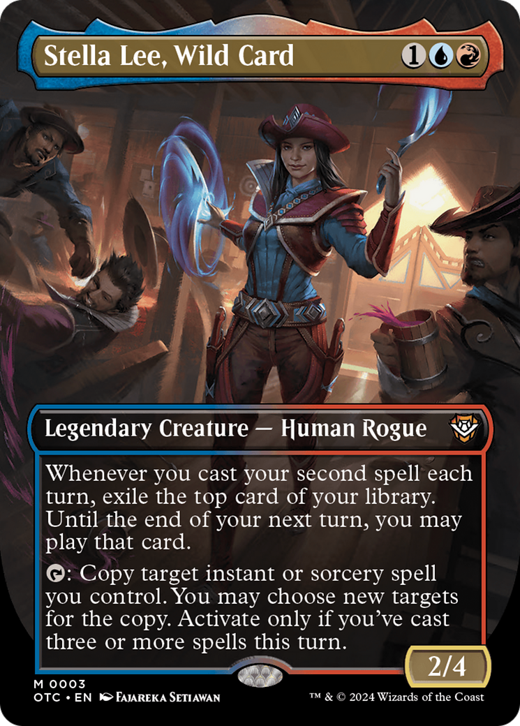 Stella Lee, Wild Card (Borderless) [Outlaws of Thunder Junction Commander] | Webway Games