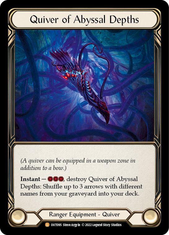 Quiver of Abyssal Depths [OUT095] (Outsiders)  Rainbow Foil | Webway Games