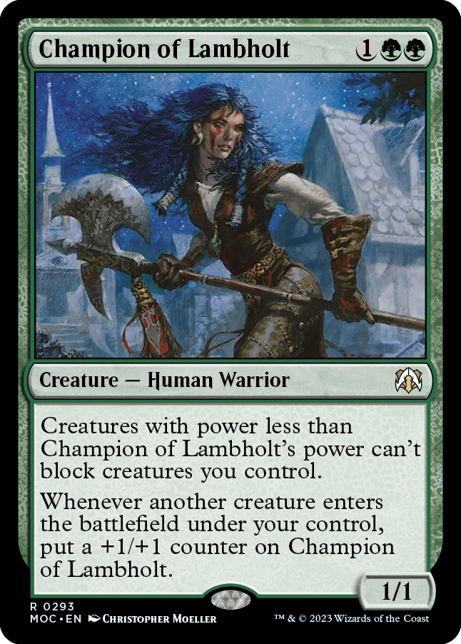 Champion of Lambholt [March of the Machine Commander] | Webway Games