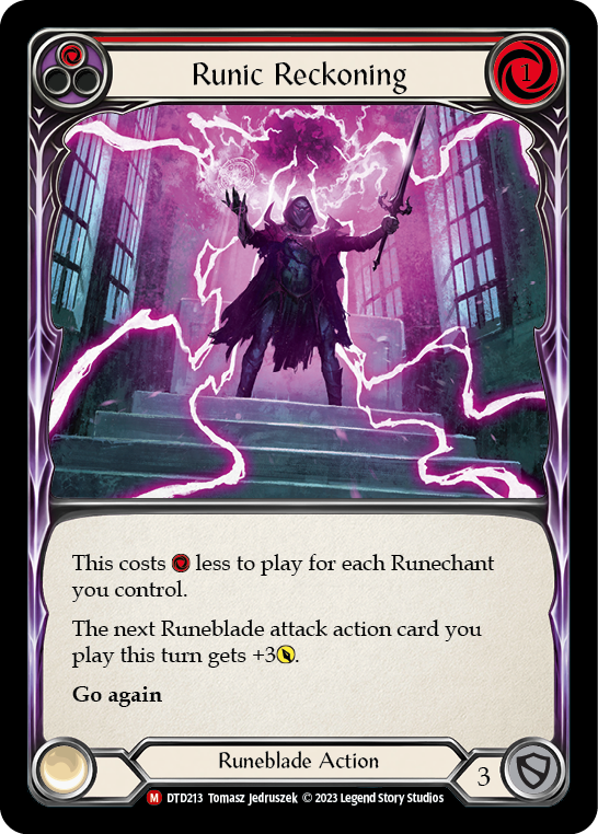 Runic Reckoning [DTD213] (Dusk Till Dawn)  Rainbow Foil | Webway Games