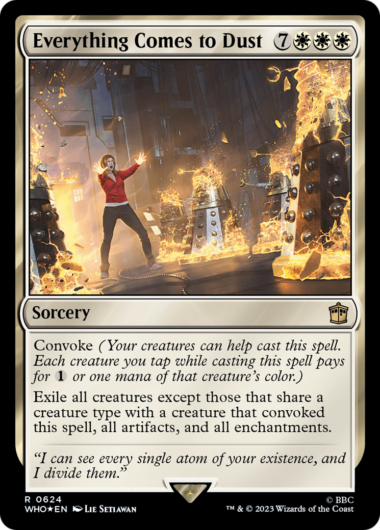 Everything Comes to Dust (Surge Foil) [Doctor Who] | Webway Games