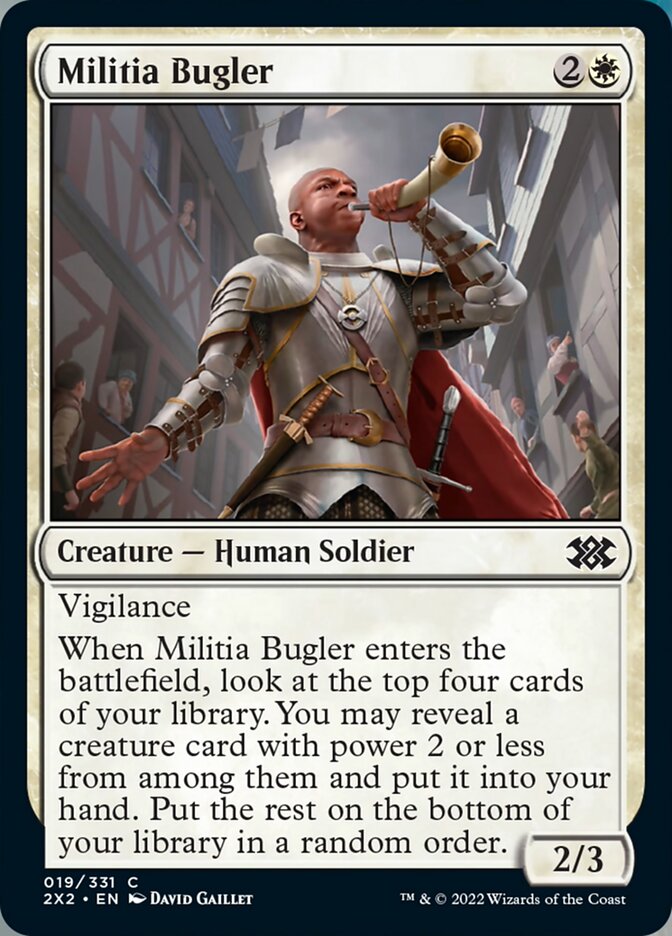 Militia Bugler [Double Masters 2022] | Webway Games