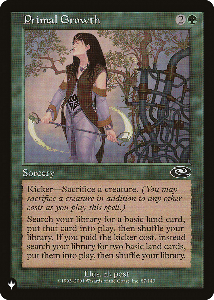 Primal Growth [The List] | Webway Games