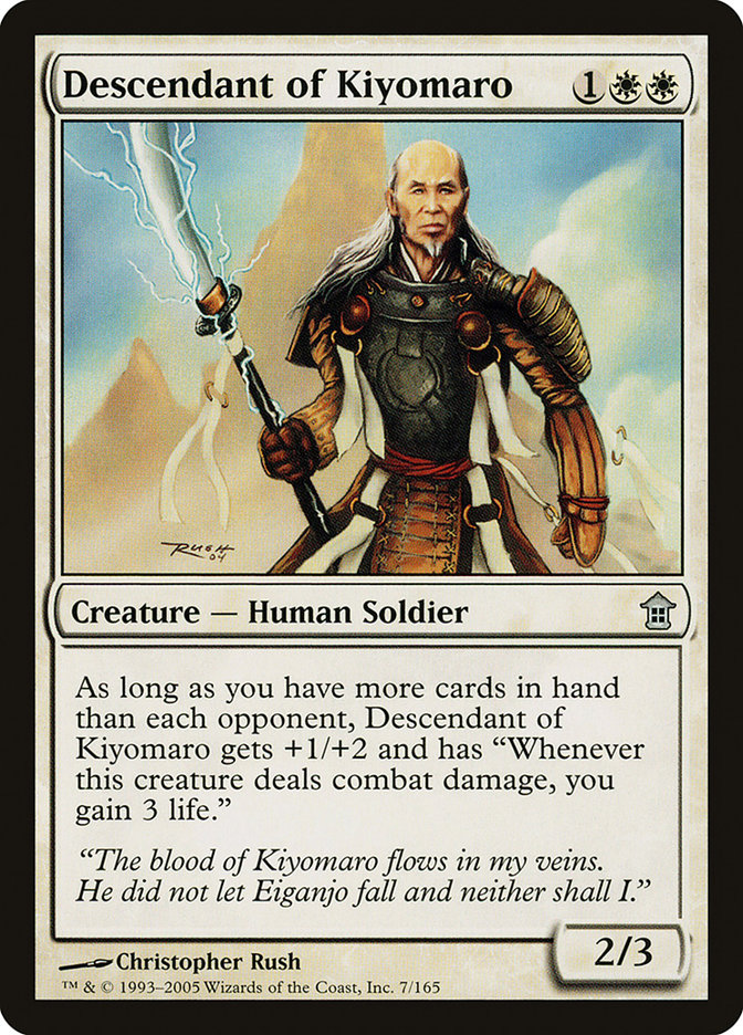Descendant of Kiyomaro [Saviors of Kamigawa] | Webway Games