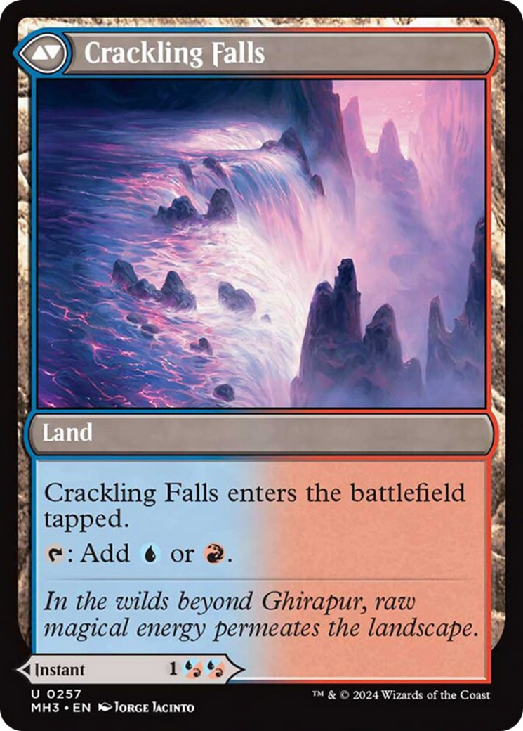Rush of Inspiration // Crackling Falls [Modern Horizons 3] | Webway Games