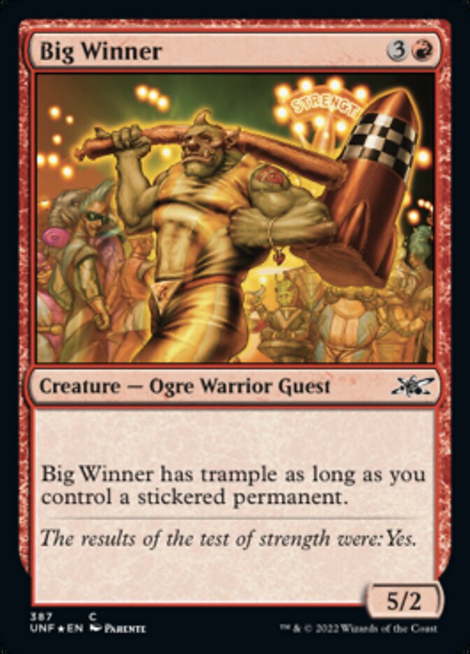 Big Winner (Galaxy Foil) [Unfinity] | Webway Games