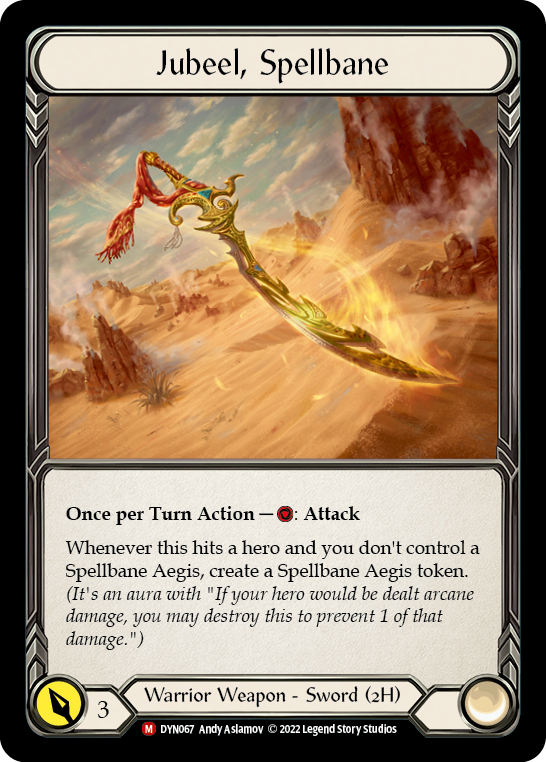 Jubeel, Spellbane [DYN067] (Dynasty)  Rainbow Foil | Webway Games