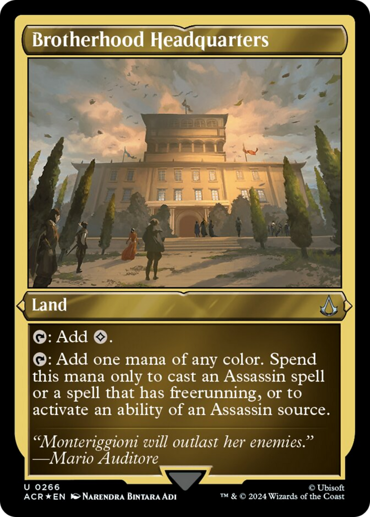 Brotherhood Headquarters (Foil Etched) [Assassin's Creed] | Webway Games