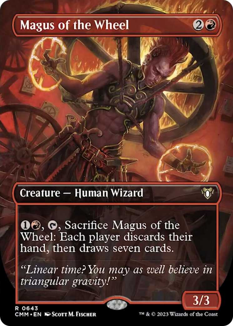Magus of the Wheel (Borderless Alternate Art) [Commander Masters] | Webway Games