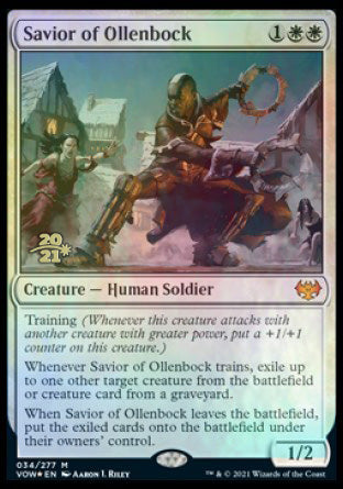 Savior of Ollenbock [Innistrad: Crimson Vow Prerelease Promos] | Webway Games