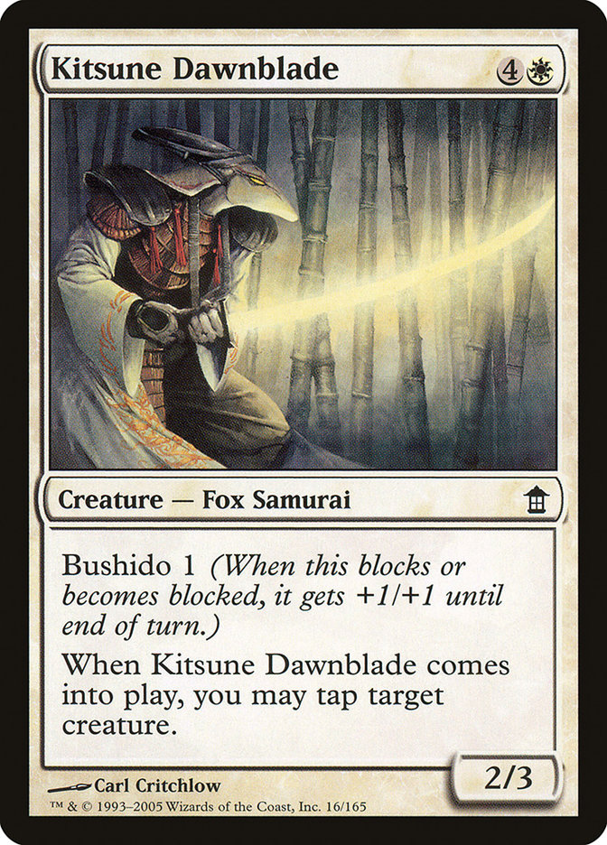 Kitsune Dawnblade [Saviors of Kamigawa] | Webway Games