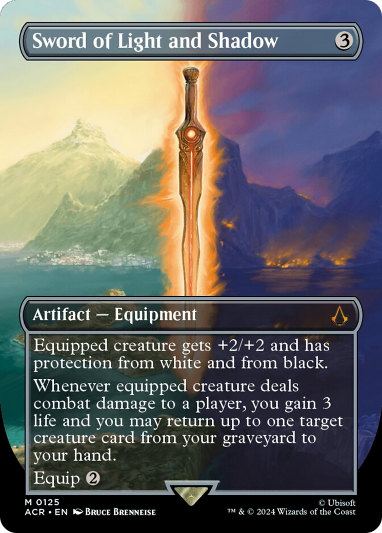 Sword of Light and Shadow (Borderless) [Assassin's Creed] | Webway Games