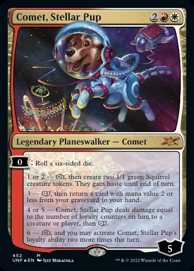 Comet, Stellar Pup (Galaxy Foil) [Unfinity] | Webway Games