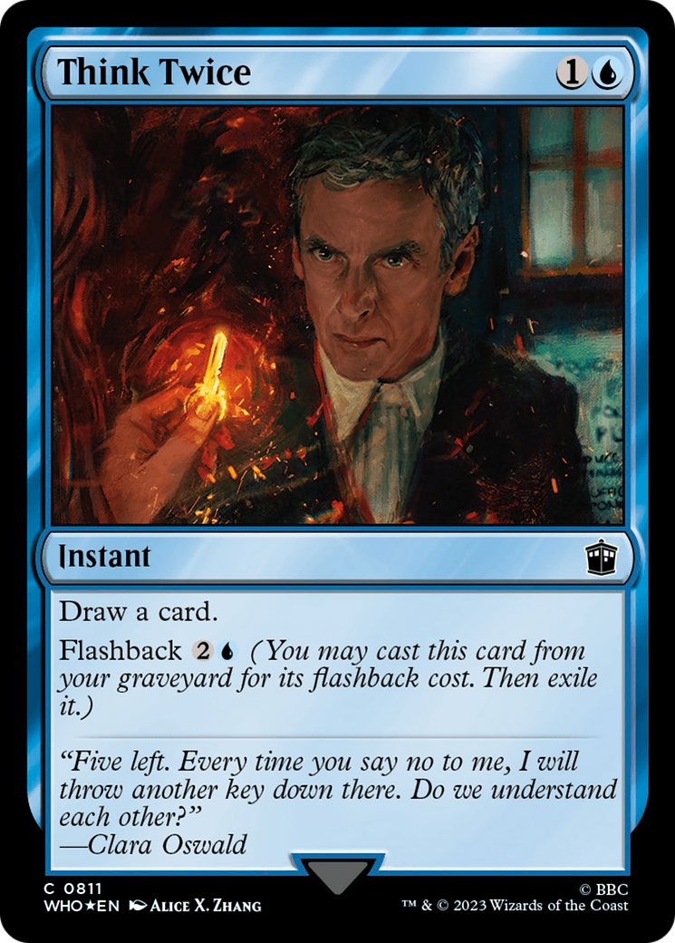 Think Twice (Surge Foil) [Doctor Who] | Webway Games
