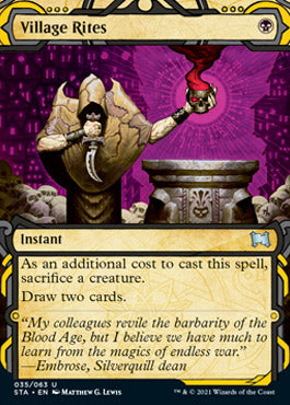 Village Rites (Foil Etched) [Strixhaven: Mystical Archive] | Webway Games