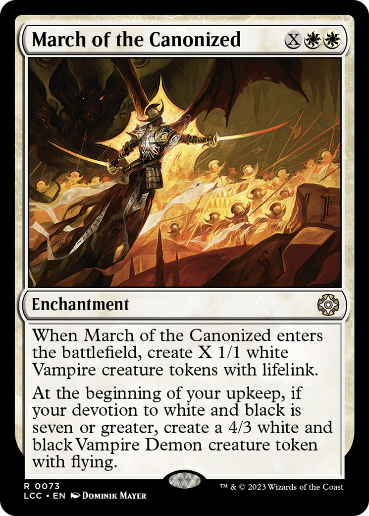 March of the Canonized [The Lost Caverns of Ixalan Commander] | Webway Games