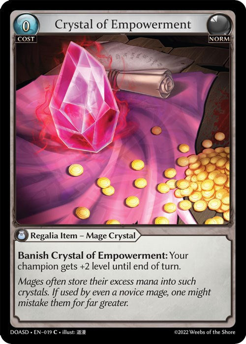 Crystal of Empowerment (019) [Dawn of Ashes: Starter Decks] | Webway Games