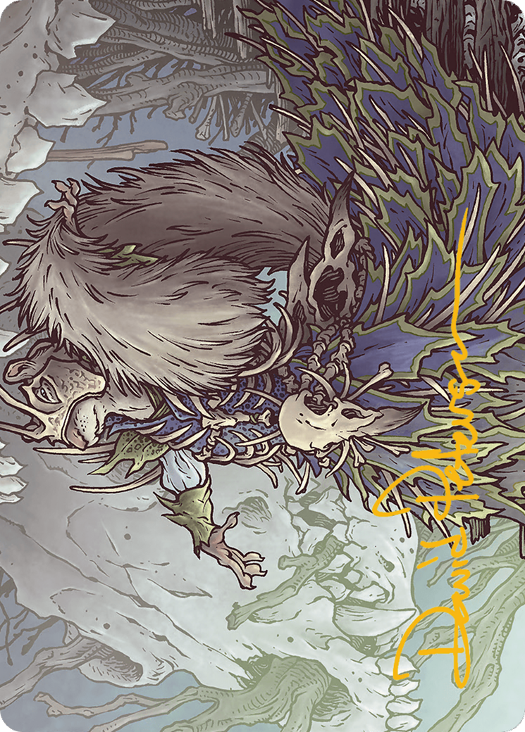 Camellia, the Seedmiser Art Card (Gold-Stamped Signature) [Bloomburrow Art Series] | Webway Games