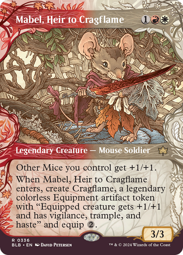 Mabel, Heir to Cragflame (Showcase) [Bloomburrow] | Webway Games