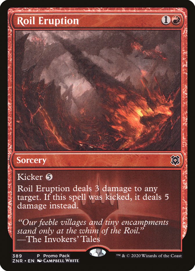 Roil Eruption (Promo Pack) [Zendikar Rising Promos] | Webway Games