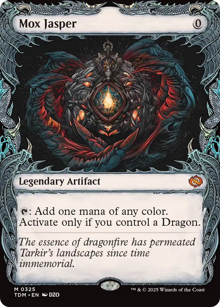 Mox Jasper (Showcase) [Tarkir: Dragonstorm] | Webway Games