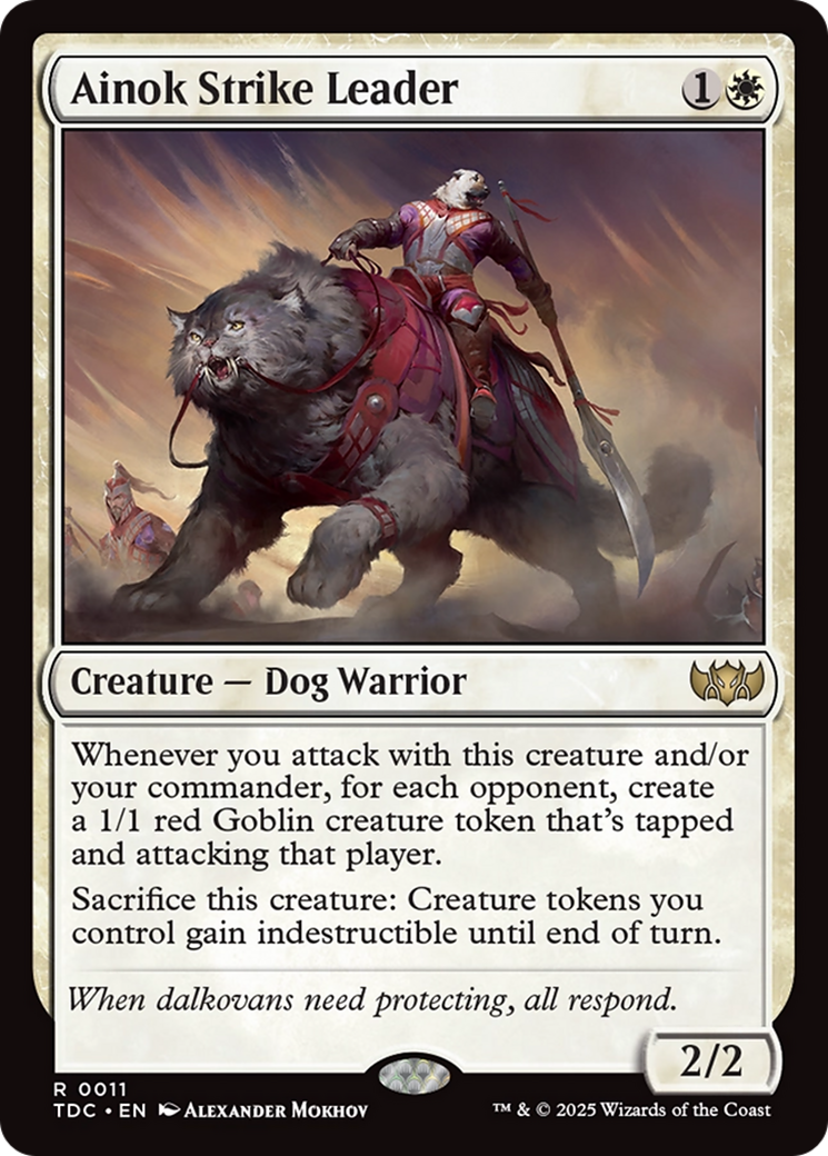 Ainok Strike Leader [Tarkir: Dragonstorm Commander] | Webway Games