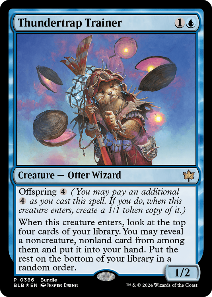 Thundertrap Trainer [Bloomburrow Promos] | Webway Games