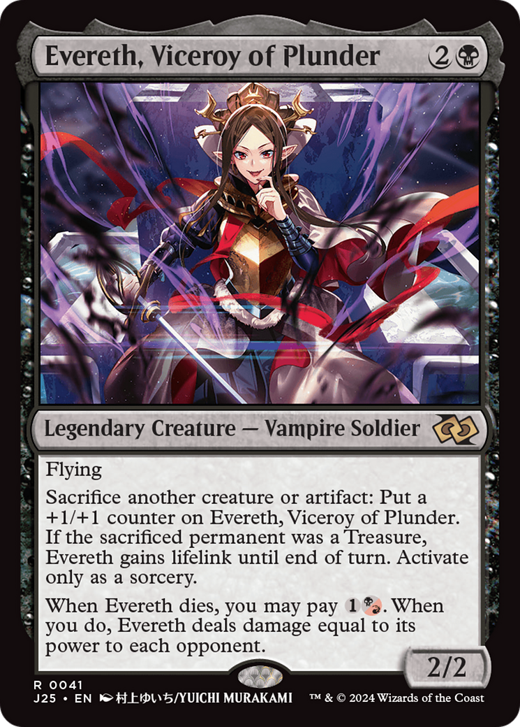 Evereth, Viceroy of Plunder (Anime) [Foundations Jumpstart] | Webway Games
