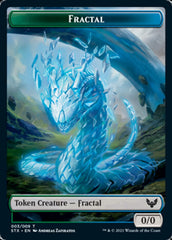 Elemental // Fractal Double-Sided Token [Strixhaven: School of Mages Tokens] | Webway Games