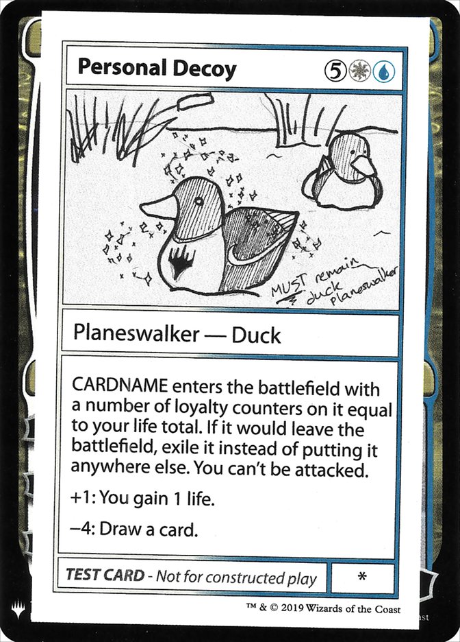 Personal Decoy [Mystery Booster Playtest Cards] | Webway Games