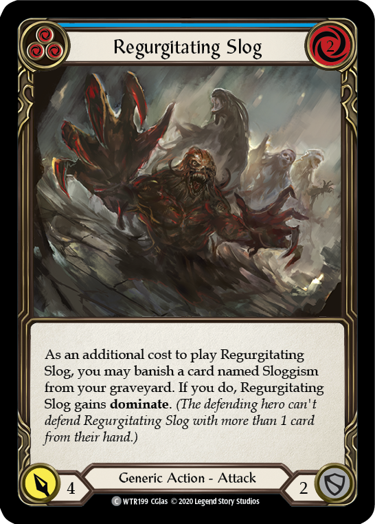Regurgitating Slog (Blue) [U-WTR199] (Welcome to Rathe Unlimited)  Unlimited Normal | Webway Games
