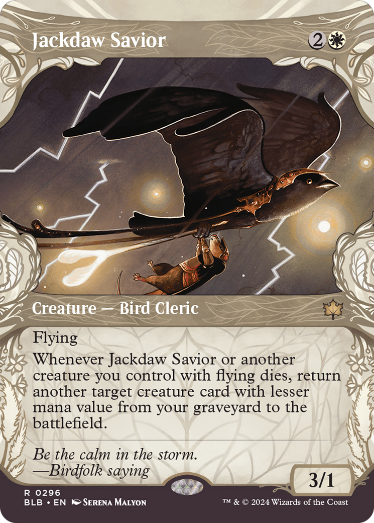 Jackdaw Savior (Showcase) [Bloomburrow] | Webway Games
