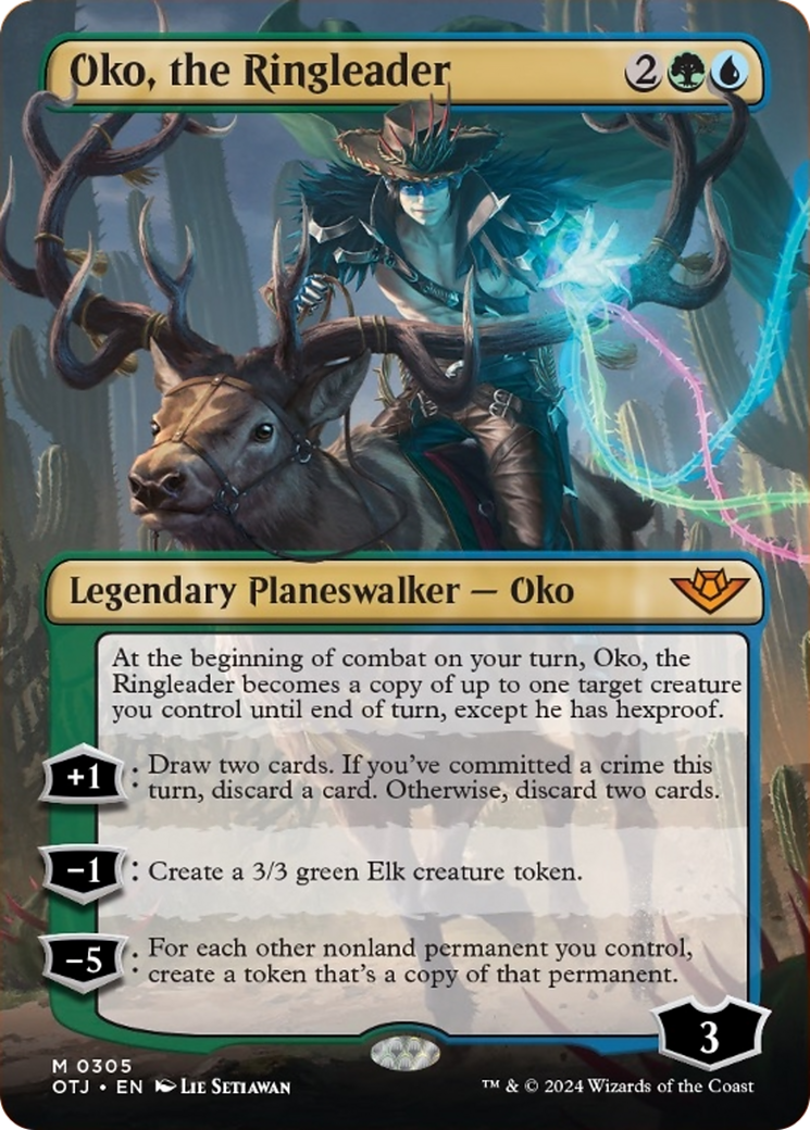 Oko, the Ringleader (Borderless) [Outlaws of Thunder Junction] | Webway Games