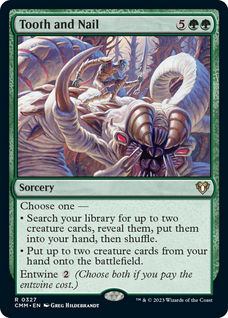 Tooth and Nail [Commander Masters] | Webway Games
