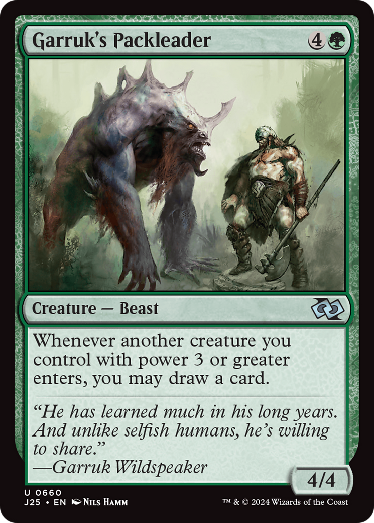 Garruk's Packleader [Foundations Jumpstart] | Webway Games