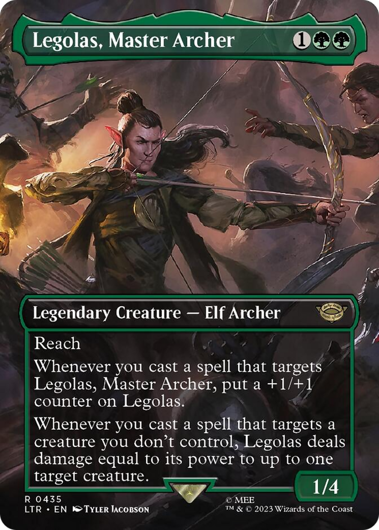 Legolas, Master Archer (Borderless Alternate Art) [The Lord of the Rings: Tales of Middle-Earth] | Webway Games