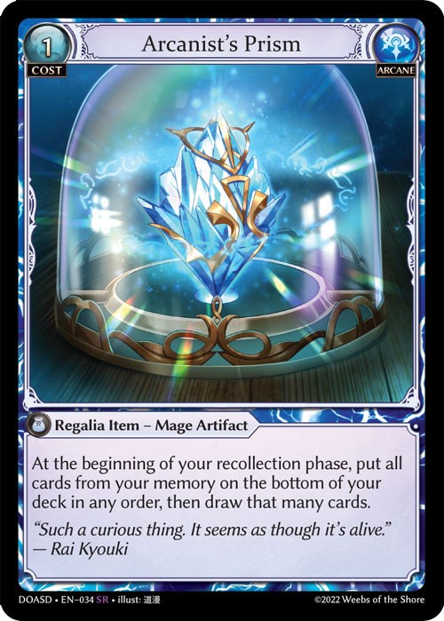 Arcanist's Prism (034) [Dawn of Ashes: Starter Decks] | Webway Games