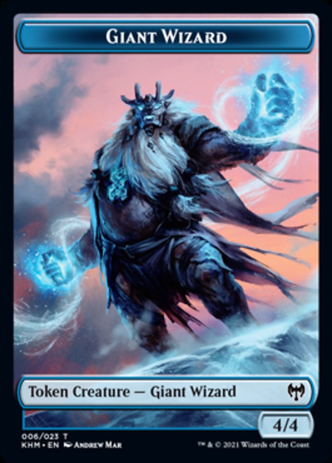 Giant Wizard Token [Kaldheim Tokens] | Webway Games