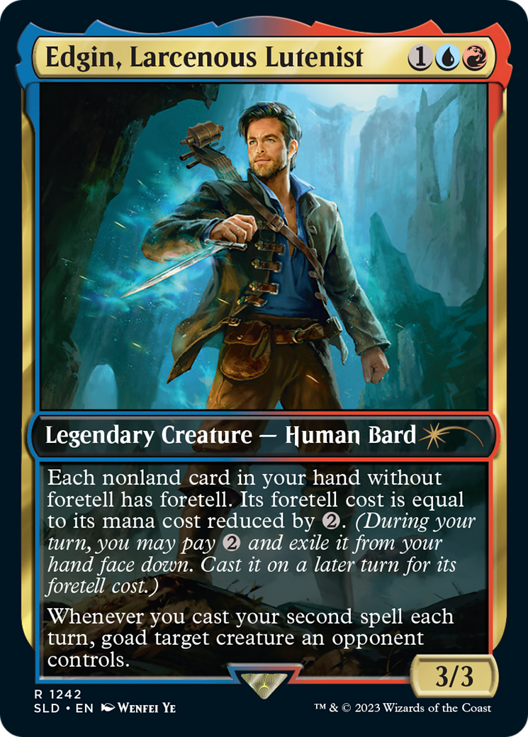 Edgin, Larcenous Lutenist [Secret Lair Drop Series] | Webway Games