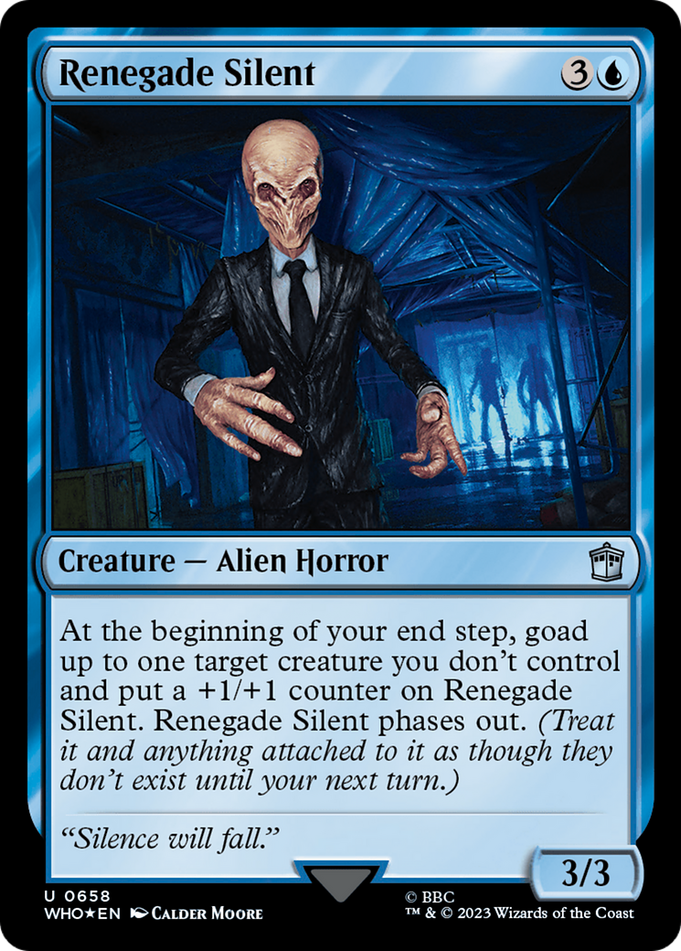 Renegade Silent (Surge Foil) [Doctor Who] | Webway Games