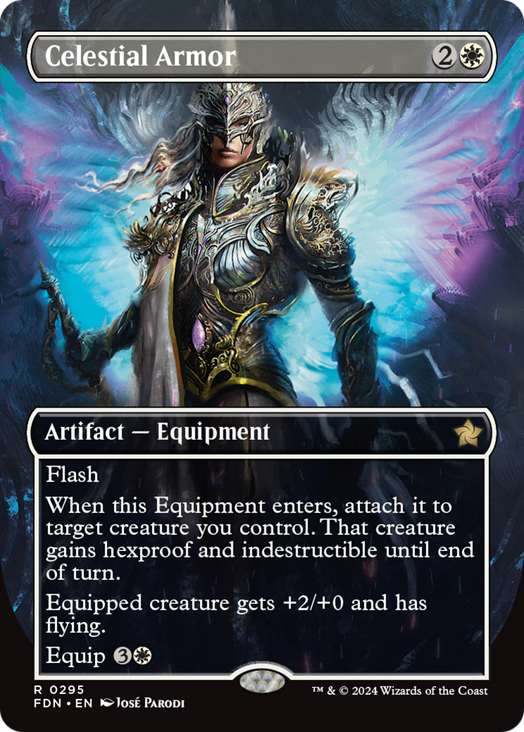 Celestial Armor (Borderless) [Foundations] | Webway Games