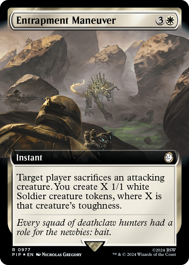 Entrapment Maneuver (Extended Art) (Surge Foil) [Fallout] | Webway Games