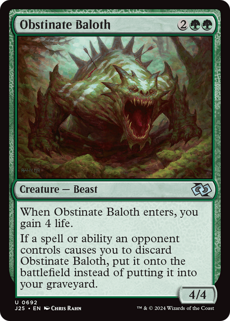 Obstinate Baloth [Foundations Jumpstart] | Webway Games