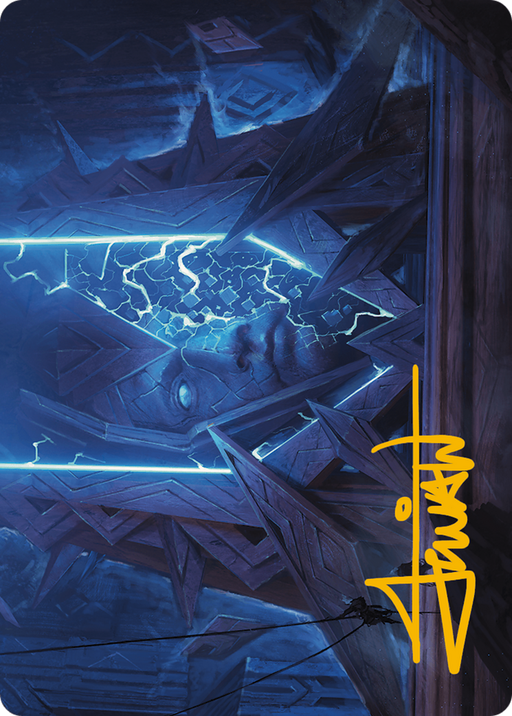 Stone Idol Generator Art Card (Gold-Stamped Signature) [Modern Horizons 3 Art Series] | Webway Games
