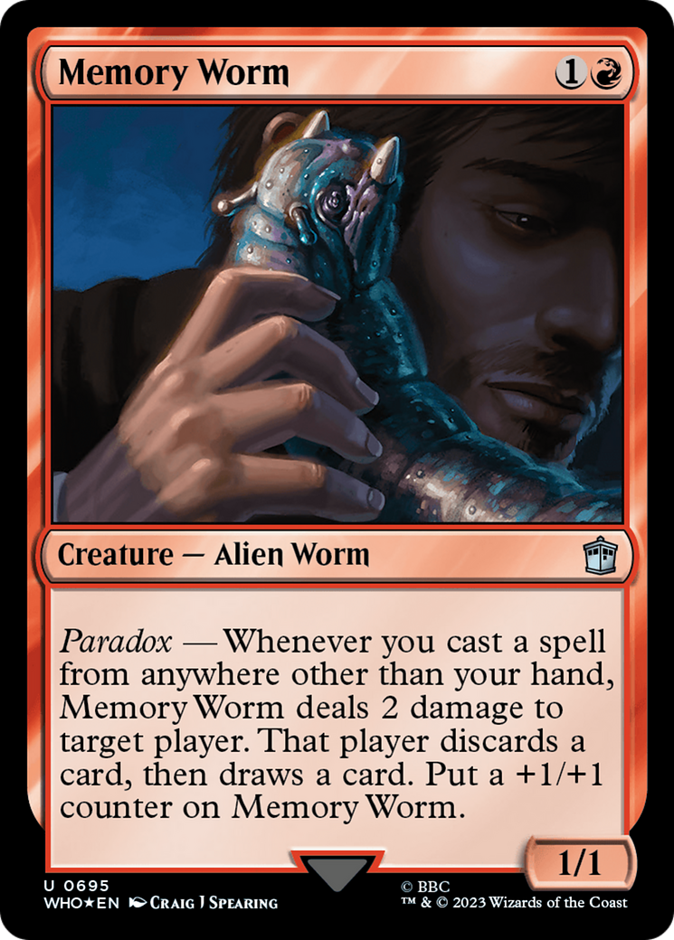 Memory Worm (Surge Foil) [Doctor Who] | Webway Games