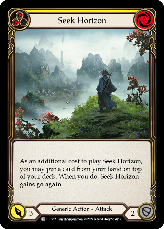 Seek Horizon (Yellow) [OUT217] (Outsiders) | Webway Games