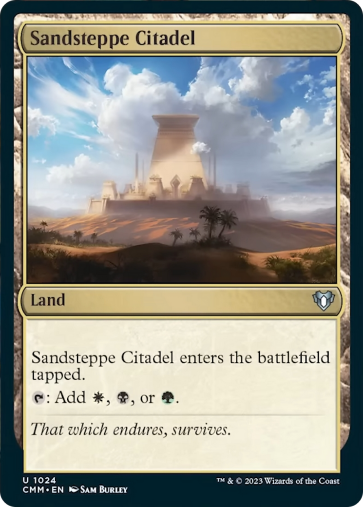 Sandsteppe Citadel [Commander Masters] | Webway Games